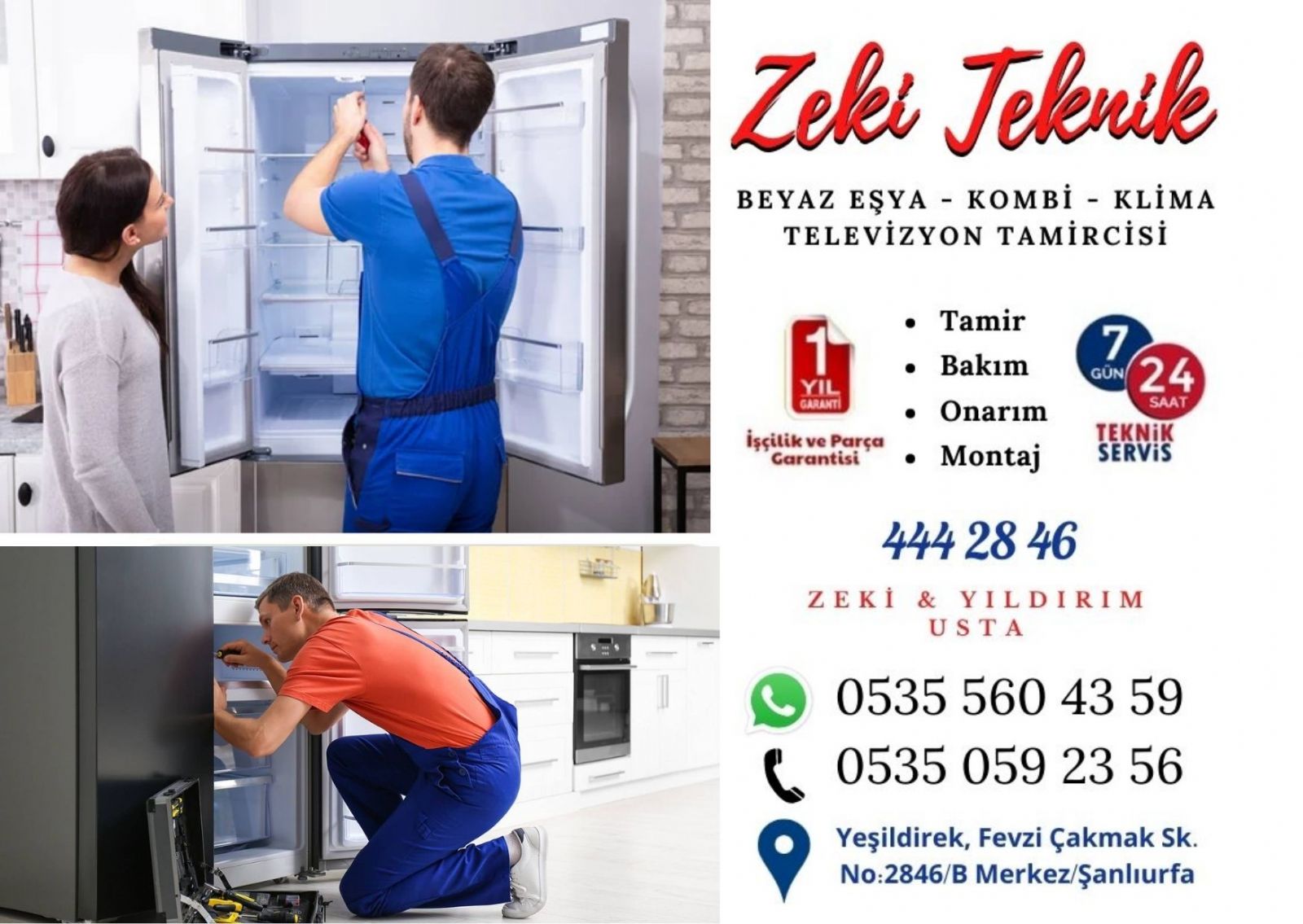 Karaköprü Buzdolabı Servisi